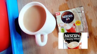 How to make the best nescafe coffee in 2 minutes without coffee maker|NESCAFE 3 In 1 CREAMY WHITE.