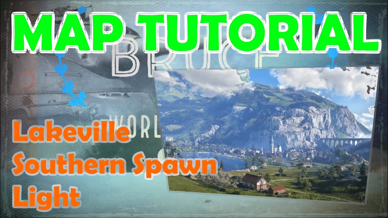 LAKEVILLE South Light | World Of Tanks Map Tutorial | WoT With BRUCE ...