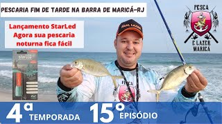 PESCA DE PRAIA NA BARRA DE MARICÁ-RJ - NOVIDADE STARLED - # pescaria #pesca #dicasdepesca