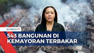 Begini Pantauan Udara Usai Kebakaran 543 Bangunan di Kemayoran