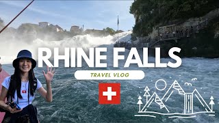 【スイス🇨🇭】ラインの滝🌊行って良かった❤️ヨーロッパ最大の滝🫧🚤💦