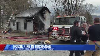 Buchanan home “total loss” after fire