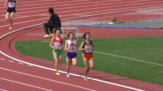 20170518群馬県高校総体陸上女子1500m予選2組