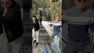 Can You Handle the SCARIEST Glass Bridge in the World? #shorts #shortsfeed