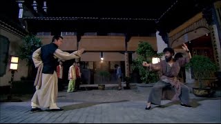 'Yuen Biao's (元彪) vs. Xu Xiangdong's (徐向东) Pigua Fist.\