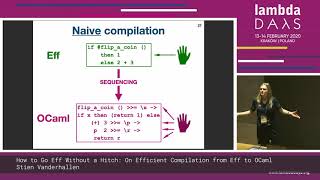 Stien Vanderhallen - How to Go Eff Without a Hitch (...) - Lambda Days 2020