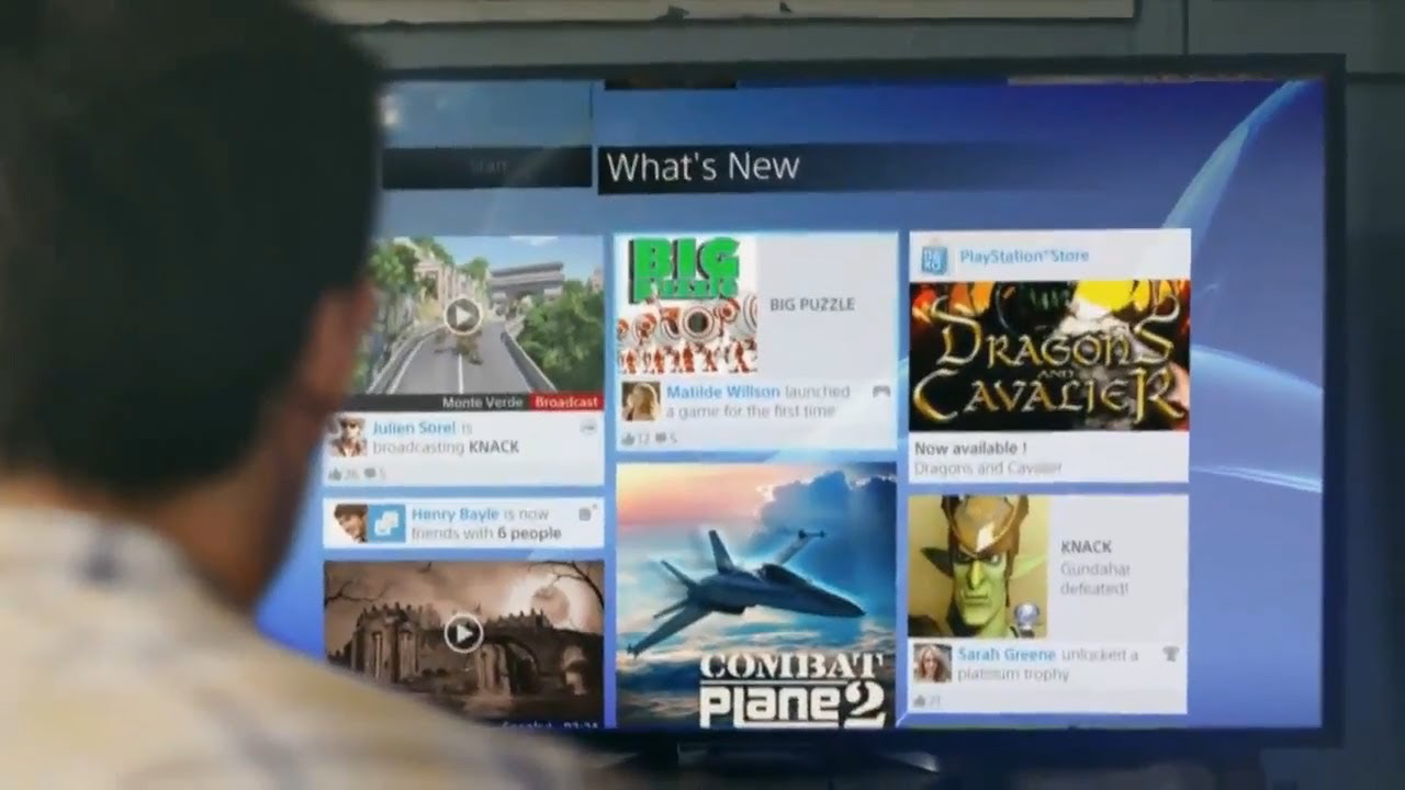 Playstation 4 User Interface Overview E3 2013 Ps4 Ui E3m13 Youtube
