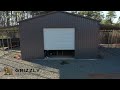 grizzly steel structures 30x45x12 garage w 2 12x45x10 lean to s