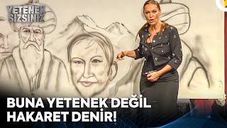 Ressam Hasan Hülya Avşar'ı Çizdi Ama Benzedi Mi? 😂 | Yetenek Sizsiniz Türkiye