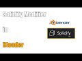 Solidify Modifier in Blender - 57#