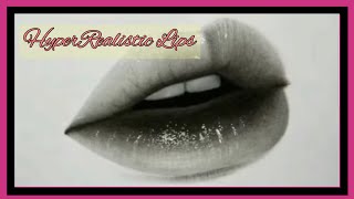 Learn how to Draw HyperRealistic Lips |Very Simple to Learn |BalluBlogg