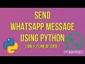 Messages on WhatsApp with a Python Script