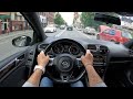 2011 volkswagen golf mk6 gtd 2.0 205hp 0 100 pov test drive 1226 joe black