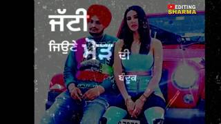 Jatti jeone morh wargi | sidhu moose wala new song whatsapp status video l
