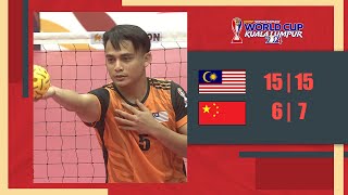 Sorotan Perlawanan: Malaysia 2 - 0 China | Regu | ISTAF World Cup 2024