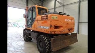 Doosan excavator DX 140 for sale in pakistan earthmoving macchinerys at work#shorts #viral #machine