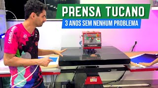 PRENSA TÉRMICA PNEUMÁTICA - ÓTIMO CUSTO BENEFÍCIO