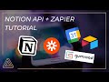 Notion API - How to integrate with Google Cal / Gumroad (Or any app) using Zapier and No Code