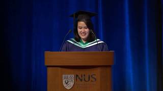 Valedictorian Speech (Bachelor of Environmental Studies), NUS Commencement