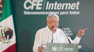 Encuentro con trabajadores de CFE e Internet para Todos, desde Veracruz