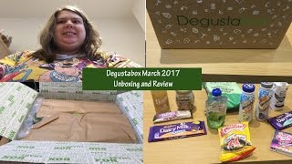 Degustabox March 2017 Unboxing and Review