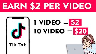 Get Paid $2.00 for Every TikTok Video Watched | How To Make Money Online