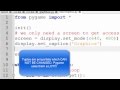 pygame simple graphics using the draw object