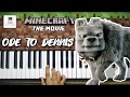 Minecraft Movie - Ode To Dennis Scene Piano Cover #pianocover #minecraft