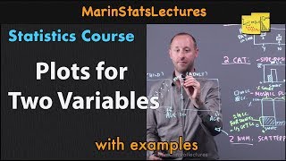 Plots for Two Variables | Statistics Tutorial | MarinStatsLectures