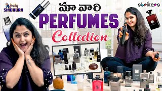 మా వారి Perfumes Collection || Simply Sindhura || Sindhura Vlogs || Strikers