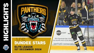 Nottingham Panthers v Dundee Stars - 01-12-24 - Elite League