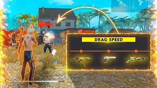 CONTROL ( DRAG SPEED ) FOR HEADSHOT //  Best ( DRAG SPEED ) For Headshot In Free Fire