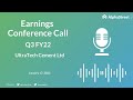 UltraTech Cement Ltd Q3 FY22 Earnings Concall