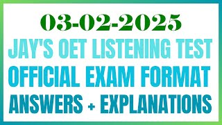 OET READING TEST 03.02.2024 #oet #oetexam #oetnursing #oetlisteningtest