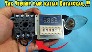 CARA MEMASANG KABEL PADA TIMER SWITCH OTOMATIS DIGITAL DH48S-S