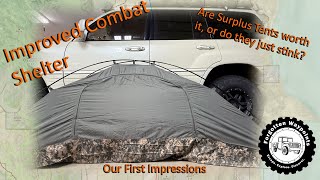 ICS Tent, quick (and stinky?) review:  Are Surplus Tent's a good bargain or do they just stink?