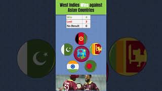 West Indies Wins Against Asia Teams T20