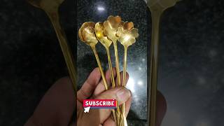 Brass spoons from Meesho 👌💯 #shorts #short #meesho #trending #viral #youtube #youtubeshorts #yt