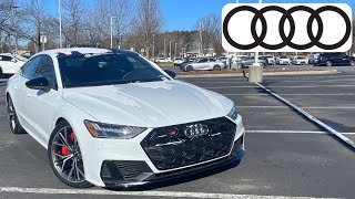 2025 Audi S7 Premium Plus: POV Start Up, Test Drive, Walkaround and Review