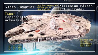 Millenium Falcon Papercraft - DIY - el mas completo que has visto