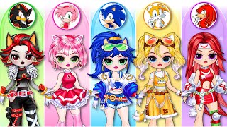 Sonic the Hedgehog 3: Disney Princess Get NEW FASHION | Best DIY Fashion Paper Dolls