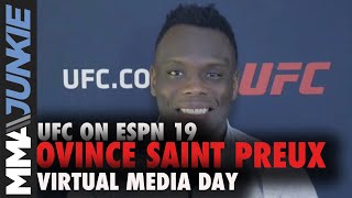 Ovince Saint Preux amused by 'funny' betting odds for Jamahal Hill | UFC on ESPN 19 full interview