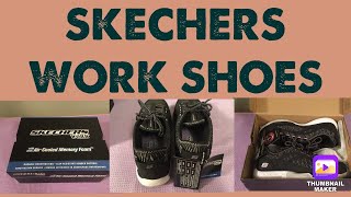 Skechers - Relaxed Fit | Memory Foam |SKECHERS Work Shoe Review |Skechers Air Cooled Memory Foam