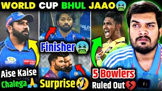 ROHIT, HARDIK HARAENGE T20 WORLD CUP😨 | CSK 5 BOWLERS RULED OUT IN 1 DAY🥲 | RINKU BIG MESSAGE🤫.