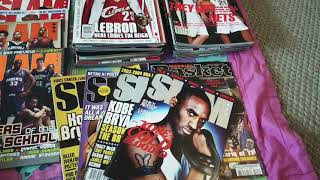 my basketball magazine collection  slam / inside stuff / collector’s choice
