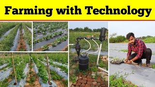 Technology farming agriculture || तकनीक से खेती करने वाला किसान