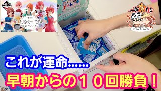 【１番くじ】五等分の花嫁～夢のひととき～をパンダ先生夫婦が１０回引いたら運命を感じた【パンダ先生夫婦１番くじ】