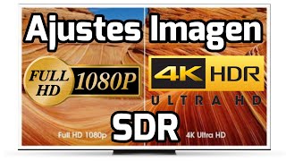 Mejorar imagen TV Configurar FULL HD SDR Picture Screen Settings CINE TV 4k TCL C825 C728 C835 C935