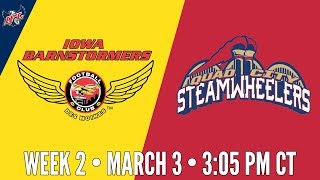 Week 2 | Iowa Barnstormers at Quad City Steamwheelers