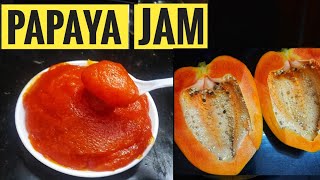 PAPAYA JAM/ 3 ingredient easy papaya jam/ Home made  papaya jam/ Vinus Vlogs and Kitchen